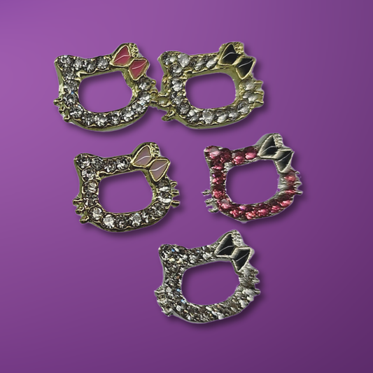 Hello Kitty Crystal Outline Charms  10 Pack