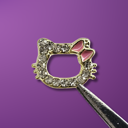 Hello Kitty Crystal Outline Charms  10 Pack