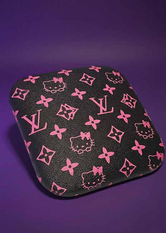 Black and Pink Hello Kitty LV - HANDCRAFTED Nailfie Rest