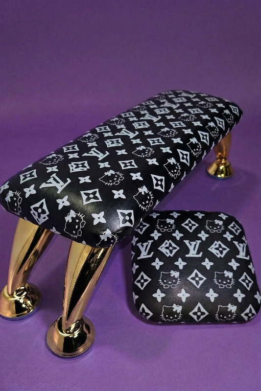 Black Hello Kitty LV -  Classic Nail Armrest