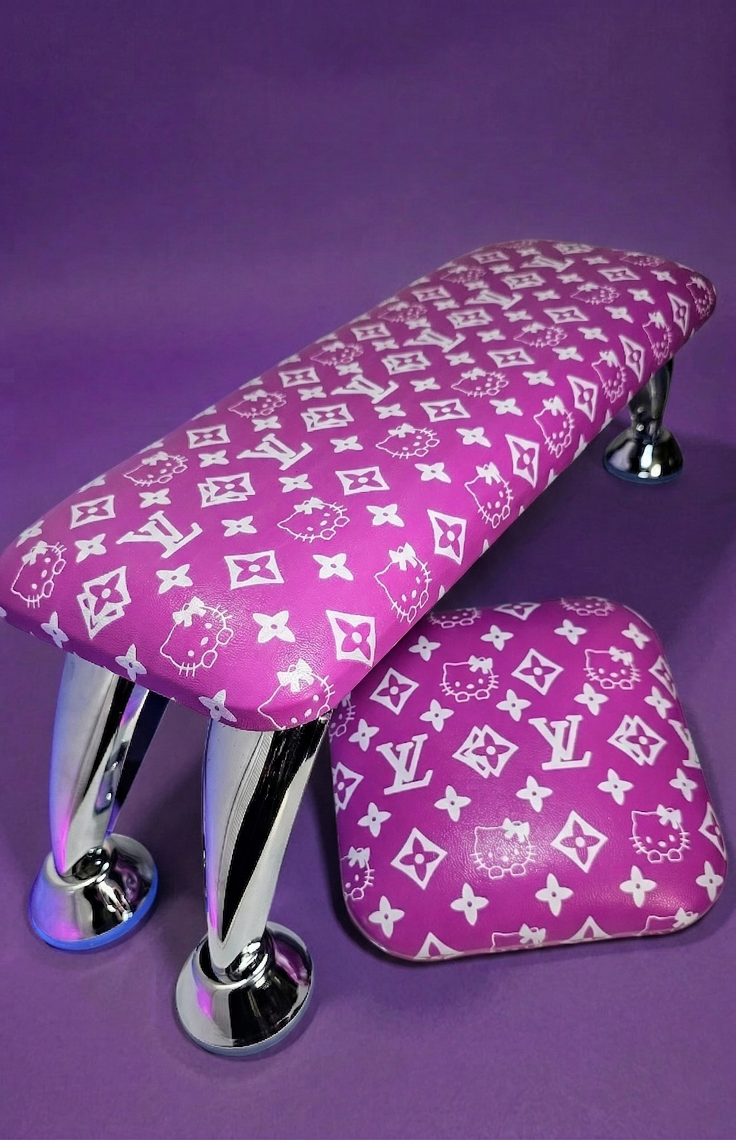 Purple Hello Kitty LV -  Classic Nail Armrest