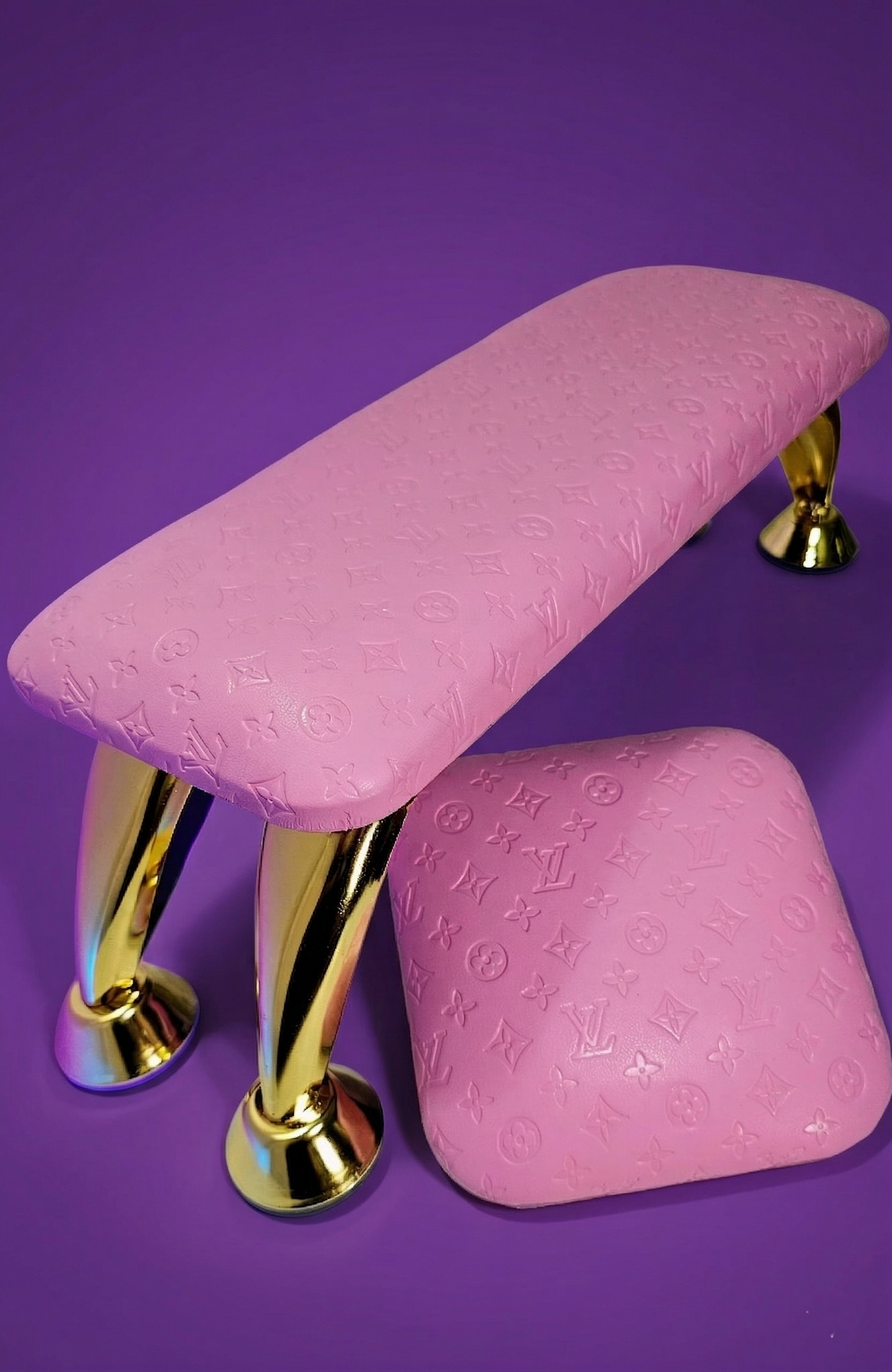 Pink LV -  Classic Nail Armrest