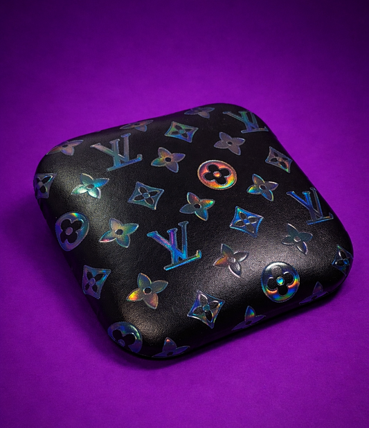 Black Holo LV - HANDCRAFTED Nailfie Rest