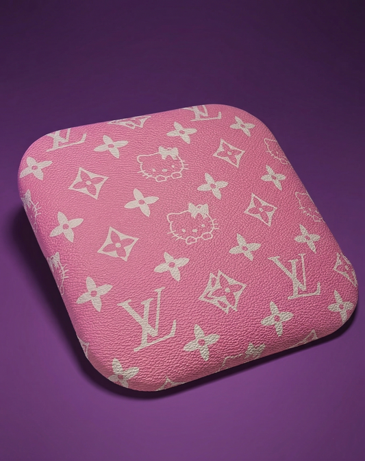 Bubble Gum Pink Hello Kitty LV - HANDCRAFTED Nailfie Rest