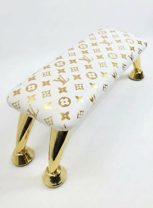 White & Gold LV - Signature Armrest
