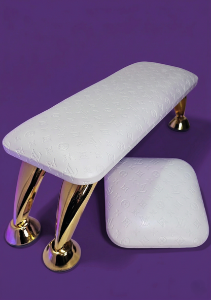 White LV -  Classic Nail Armrest