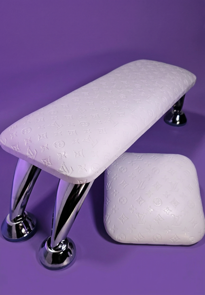 White LV -  Classic Nail Armrest